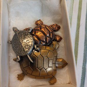 Vintage Turtle Pin